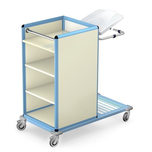 Carrello portabiancheria per sacchi sporchi - WCB series - TECHMED - per sacchi puliti / medico / per biancheria