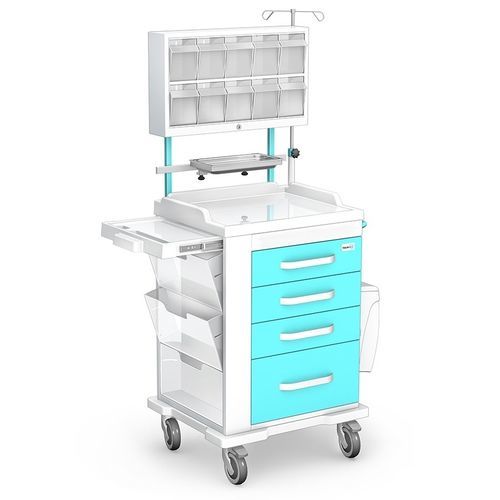 Carrello per anestesia - ANS/ABS series - TECHMED - per strumenti / per farmaci / per consumabili
