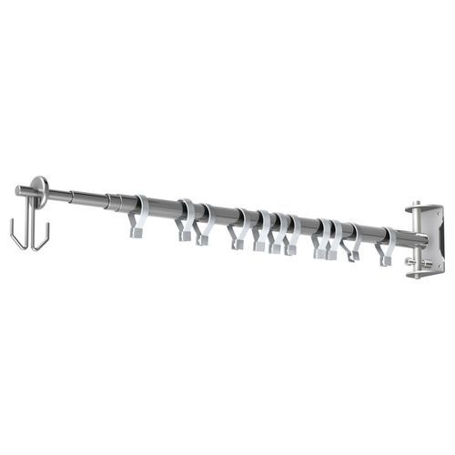 Asta portaflebo 2 ganci - KO-2m - TECHMED - in acciaio inossidabile / ad altezza regolabile / telescopica