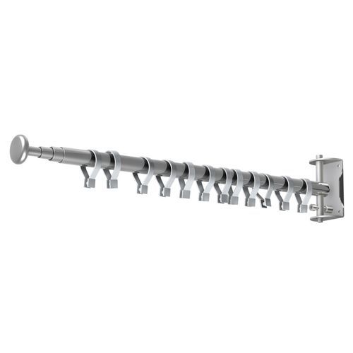 Paravento medicale mobile - PT-01 - TECHMED - telescopico / con supporto murale / con rotelle