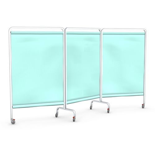 Paravento medicale con rotelle - PJ-03 (MAT) - TECHMED - mobile / di camera d'ospedale / con tendina