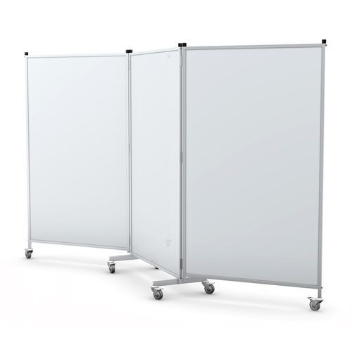 Paravento medicale mobile - PJ-03 (PC) - TECHMED - con rotelle / 1 pannello / di camera d'ospedale