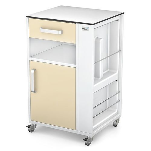 Comodino con armadietto - WD-7 series - TECHMED - con cassetti / con rotelle