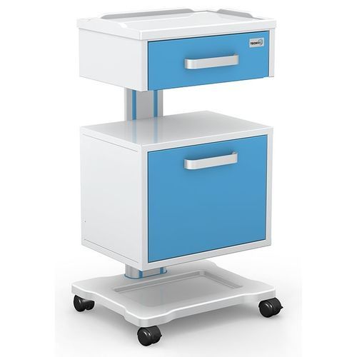 Comodino con cassetti - WD-8 series - TECHMED - con rotelle / a scomparti