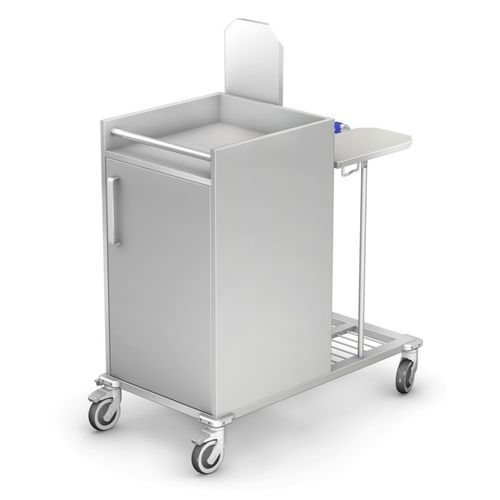 Carrello portabiancheria per sacchi sporchi - WZB series - TECHMED - per sacchi puliti / per biancheria / con coperchio