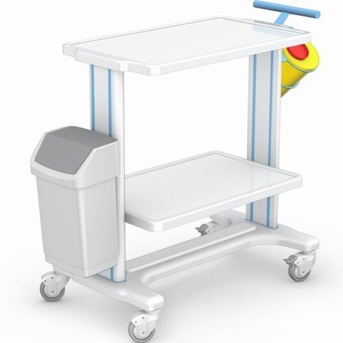 Carrello medico - MB-3 series - TECHMED - ospedaliero / multifunzione / portarifiuti