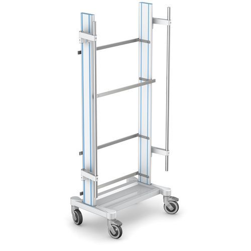 Carrello per terapia intensiva - PMS series - TECHMED - per dispositivi medici / per apparecchio / di trasporto