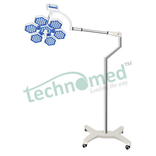 Lampada scialitica mobile - TMI-HEX-126 - TECHNOMED INDIA - LED / con pannello di controllo