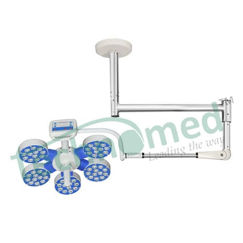 Lampada scialitica a soffitto - TMI-C-5 - TECHNOMED INDIA - LED / con pannello di controllo