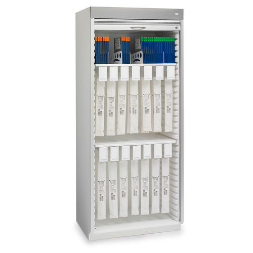 Armadio portacateteri - Solaire Medical - per ospedale / con ripiano / da incasso