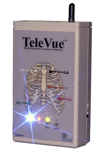Modulo di trasmissione dati - TeleVue™ - Digicare Animal Health - ECG / SpO2 / frequenza respiratoria