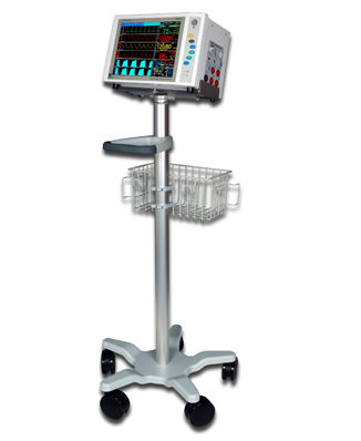 Asta portamonitor con rotelle - RS001 - Digicare Animal Health