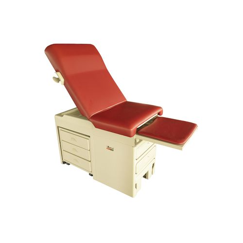 Poltrona per visita ginecologica - DH-S106 01 - KANGHUI MEDICAL TECHNOLOGY - pneumatica / ad altezza regolabile / 3 sezioni