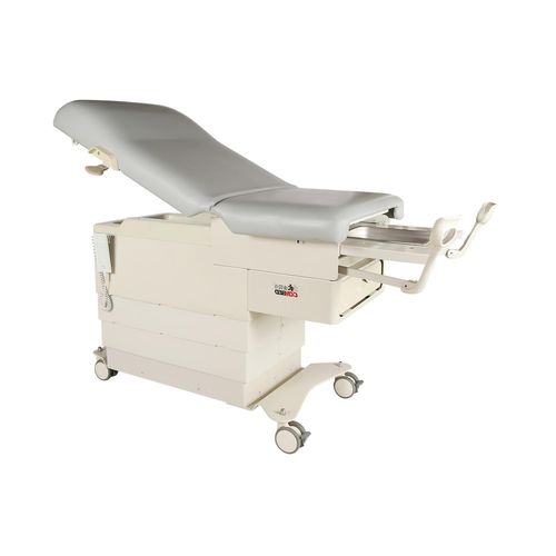 Poltrona per visita ginecologica - DH-S106A 02 - KANGHUI MEDICAL TECHNOLOGY - elettrica / con rotelle / a 2 sezioni