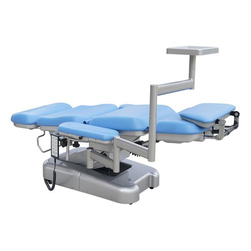 Poltrona per prelievo di sangue elettrica - DH-XD107-3 - KANGHUI MEDICAL TECHNOLOGY - a 4 sezioni / con poggiapiedi