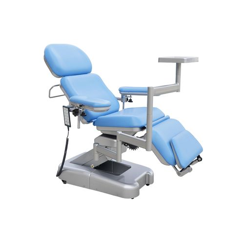 Poltrona per prelievo di sangue elettrica - DH-XD107-4 - KANGHUI MEDICAL TECHNOLOGY - a 4 sezioni / con poggiapiedi