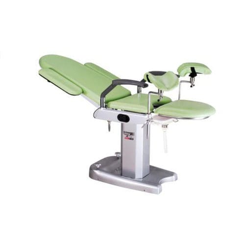 Poltrona per visita ginecologica - KANGHUI MEDICAL TECHNOLOGY - elettrica / con poggiagambe / 3 sezioni