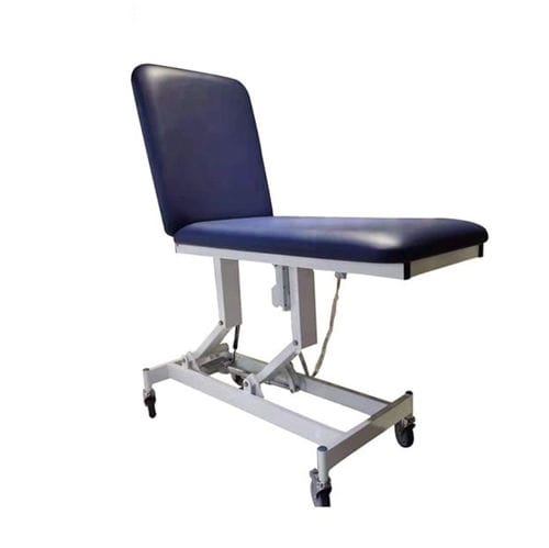 Lettino da visita elettrico - KANGHUI MEDICAL TECHNOLOGY - ad altezza regolabile / con rotelle / a 2 sezioni