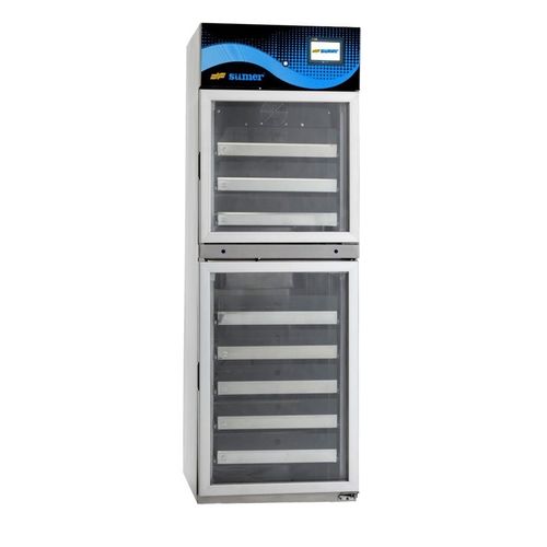 Frigorifero per latte materno - SM-MD  - Sumer - ad armadio / 2 porte / con porta in vetro
