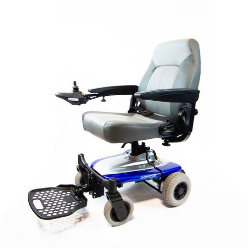 Sedia a rotelle elettrica - Smartie - Shoprider - da esterno / pieghevole / ad altezza regolabile