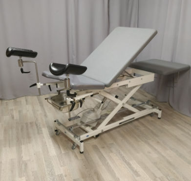 Lettino da visita ginecologico - GYNE UNIVERSAL X1 - Fysiotech - pneumatico / ad altezza regolabile / a 3 sezioni