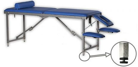 Lettino da massaggio meccanico - COMPACT - Fysiotech - portatile / con braccioli / con schienale ad altezza regolabile