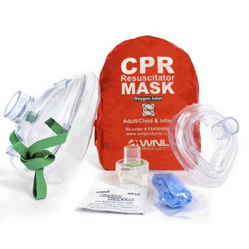 Maschera per rianimazione per RCP - FAK5000SGI - WNL Products - didattica / senza lattice / trasparente