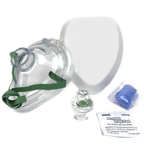 Maschera per rianimazione per RCP - FAK5000BLANK - WNL Products - didattica / senza lattice / trasparente
