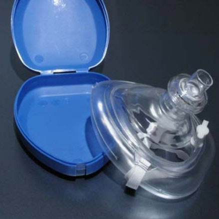 Maschera per rianimazione per RCP - 2025-HS-CC - BLS Systems Limited - in plastica / senza lattice / monouso