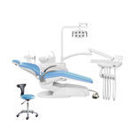 riunito odontoiatrico con illuminazione