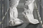 copriscarpa con gambale per camere bianche