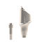 Tappo Di Guarigione Dentale In Titanio Grado 5, Piattaforma Extra Larga 6,3 Mm, Esagono Interno 2,42 Mm