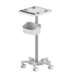 carrello per ECG / medico / per ecografi / con vaschetta