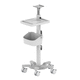 carrello per monitor / medico / con vaschetta / mobile