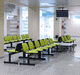 seduta su barra per sala d'attesa