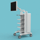 carrello medico / per endoscopia / mobile