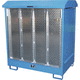 armadio per liquidi infiammabili / con sportello / blu / 2 porte