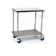 carrello portastrumenti / di trasporto / in acciaio inossidabile / 2 ripiani