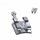 bracket ortodontici in metallo / twin / mini / rettangolare
