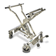 carrello medico / per barella / portaferetri / elevabile