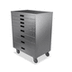 carrello medico / per strumenti / di stoccaggio / in acciaio inossidabile