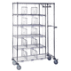 carrello portabiancheria ospedaliero / di distribuzione / da trasporto / con porta