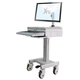 carrello informatico point of care / mobile / ad altezza regolabile