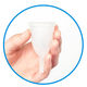coppetta mestruale in silicone