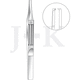 micro pinza per oftalmologia / per sutura / dritto / in acciaio inox