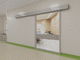 porta per ospedale / per sala operatoria / scorrevole / in vetro