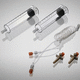 siringa per prodotti di contrasto / 100 mL / monouso / sterile