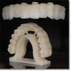 materiale odontoiatrico in PMMA / per corone dentali / per ponti dentali / multicolore