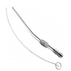 cannula di aspirazione / di Barron / curva / autoclavabile