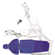 riunito odontoiatrico con poltrona / con portastrumenti / con illuminazione